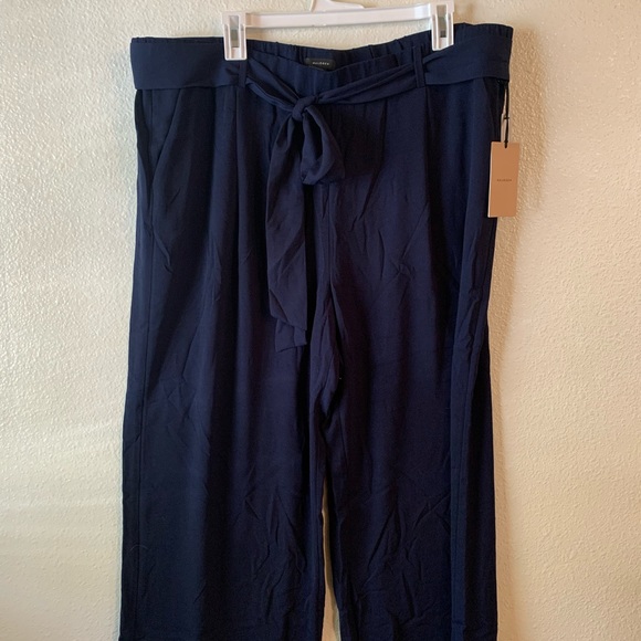 Halogen Slacks XXL Navy Peacoat wide -legged - Picture 8 of 8